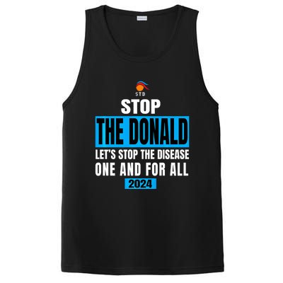 Anti Trump 2024 STD Funny Stop The Donald Trump Impeach PosiCharge Competitor Tank