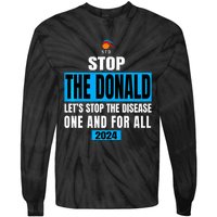 Anti Trump 2024 STD Funny Stop The Donald Trump Impeach Tie-Dye Long Sleeve Shirt