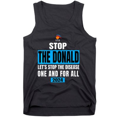 Anti Trump 2024 STD Funny Stop The Donald Trump Impeach Tank Top