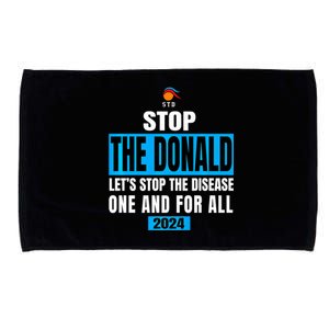 Anti Trump 2024 STD Funny Stop The Donald Trump Impeach Microfiber Hand Towel