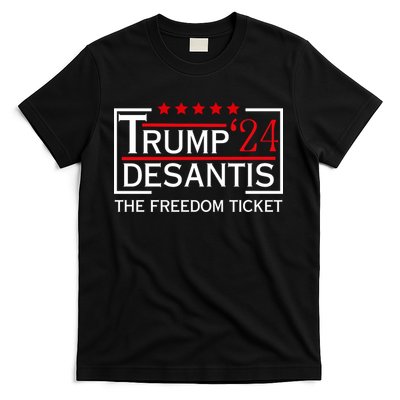 Awesome Trump 24 Desantis The Freedom Ticket T-Shirt