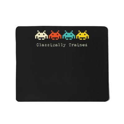 Ally Trained 80s Retro Alien Invaders Space Gamer Mousepad