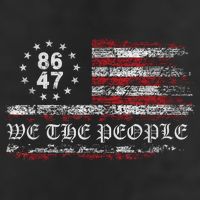 Anti Trump 8647 86 47 US Flag We The People Impeach 47 Adult Drive Performance Visor