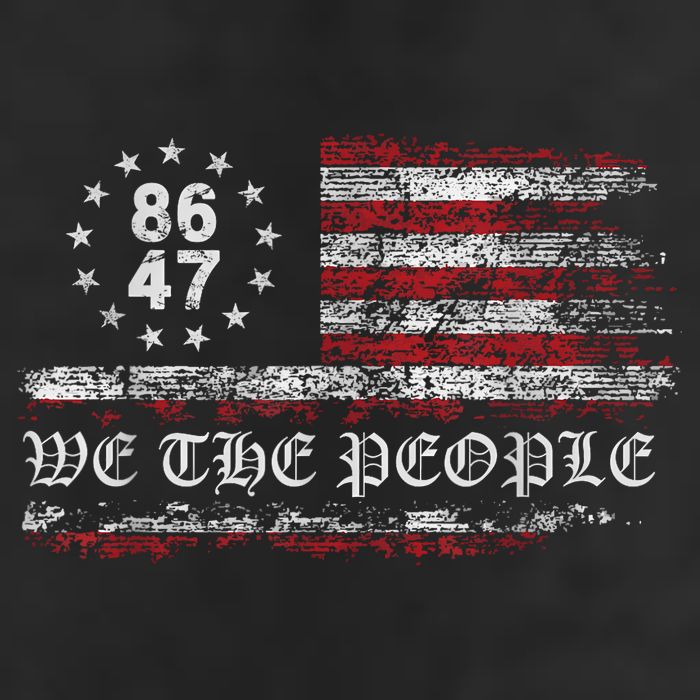 Anti Trump 8647 86 47 US Flag We The People Impeach 47 Adult Drive Performance Visor