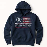Anti Trump 8647 86 47 US Flag We The People Impeach 47 Hoodie