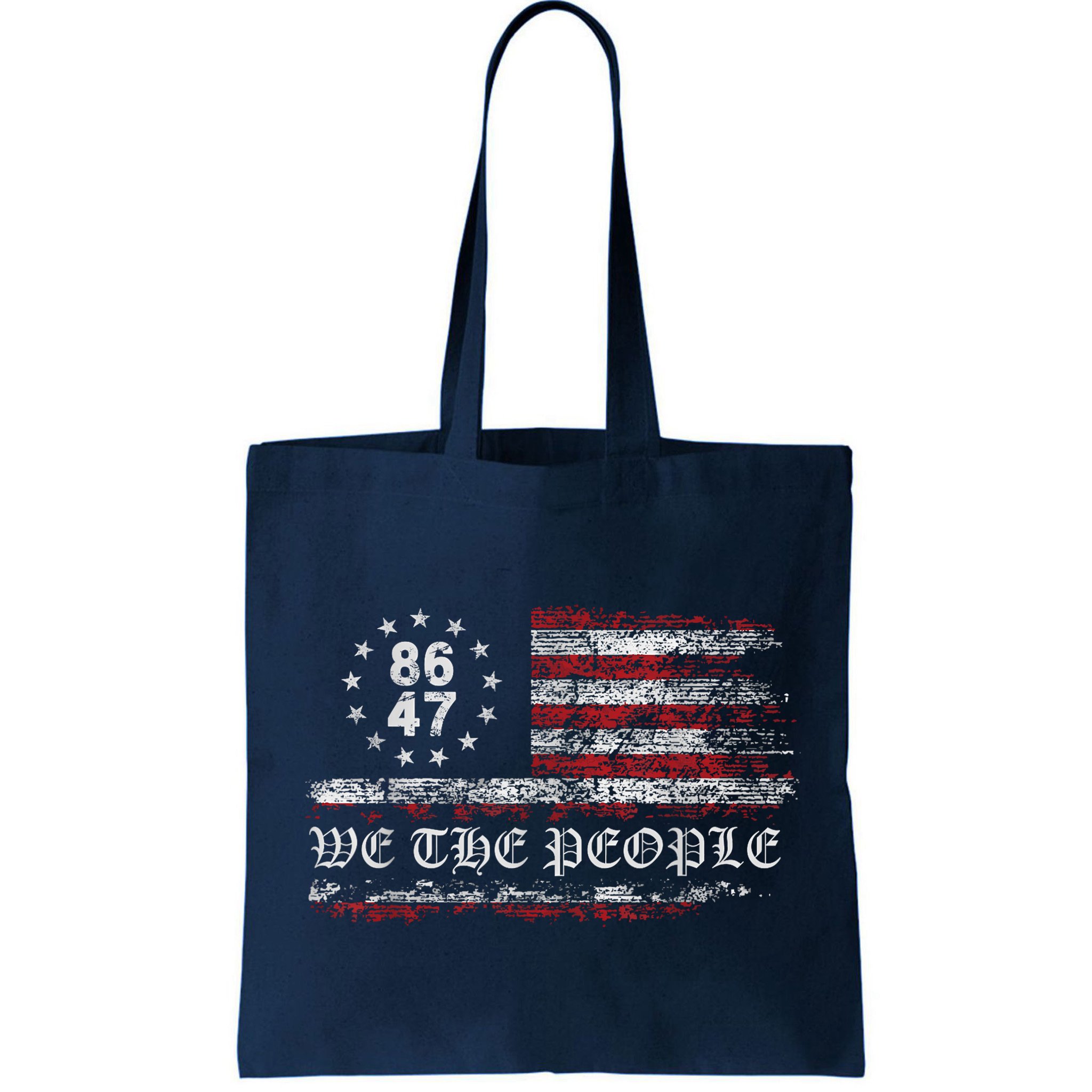 Anti Trump 8647 86 47 US Flag We The People Impeach 47 Bag