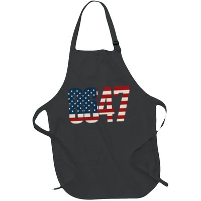 Anti Trump 8647 86 47th President US Flag Apron