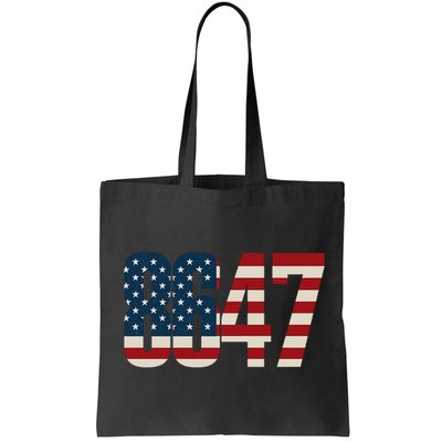 Anti Trump 8647 86 47th President US Flag Bag