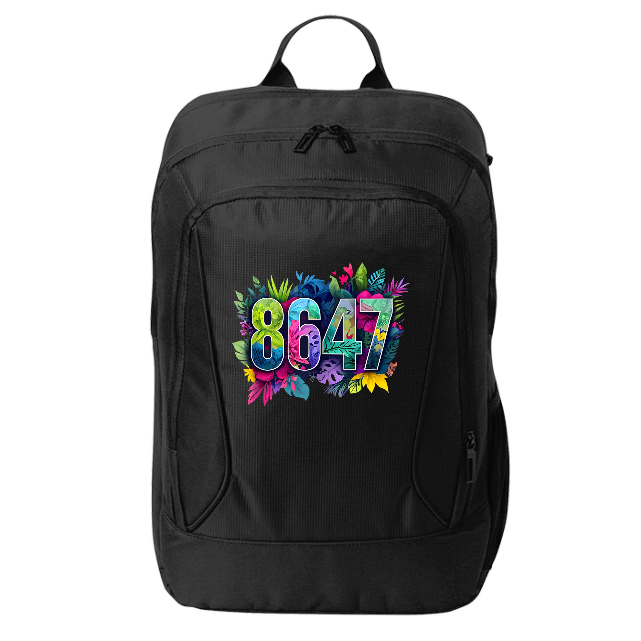 Anti Trump 8647 Floral Resist 86 47 Impeach Trump Impeach 47 Tank Top City Backpack