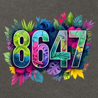 Anti Trump 8647 Floral Resist 86 47 Impeach Trump Impeach 47 Tank Top Cotton Canvas Backpack