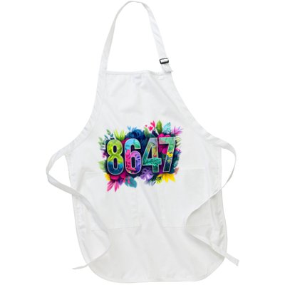 Anti Trump 8647 Floral Resist 86 47 Impeach Trump Impeach 47 Tank Top Apron