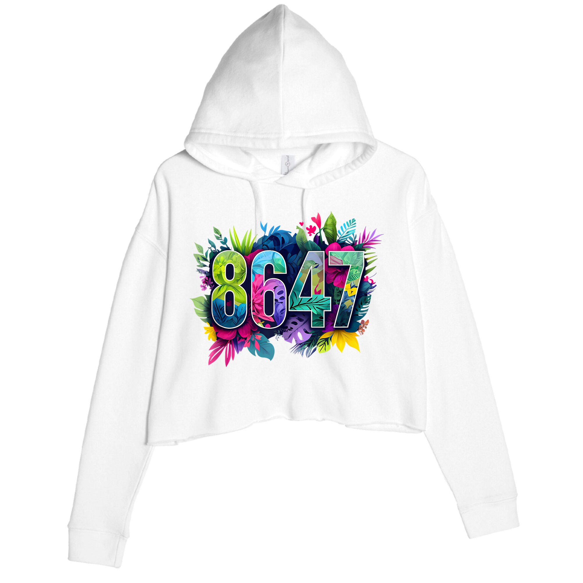 Anti Trump 8647 Floral Resist 86 47 Impeach Trump Impeach 47 Tank Top Crop Fleece Hoodie