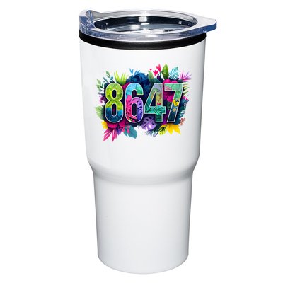 Anti Trump 8647 Floral Resist 86 47 Impeach Trump Impeach 47 Tank Top Tumbler