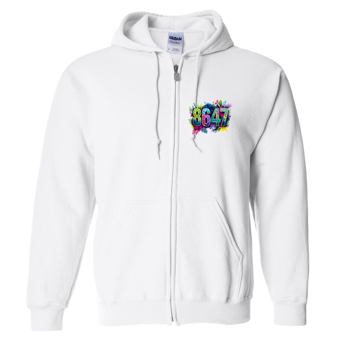 Anti Trump 8647 Floral Resist 86 47 Impeach Trump Impeach 47 Tank Top Full Zip Hoodie
