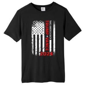 America Take America Back Trump Vance 2024 Vice President Tall Fusion ChromaSoft Performance T-Shirt