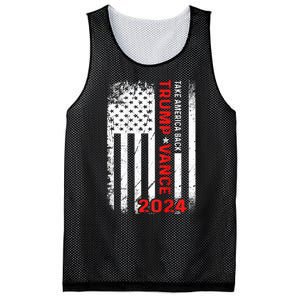 America Take America Back Trump Vance 2024 Vice President Mesh Reversible Basketball Jersey Tank