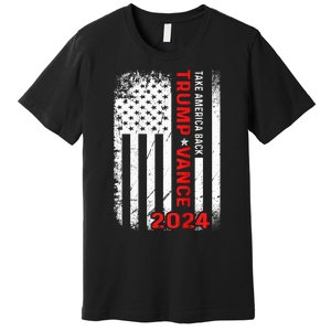 America Take America Back Trump Vance 2024 Vice President Premium T-Shirt