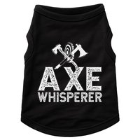 Axe Throwing Axe Whisperer Doggie Tank