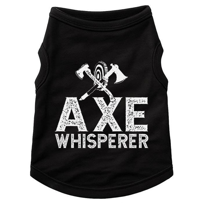 Axe Throwing Axe Whisperer Doggie Tank