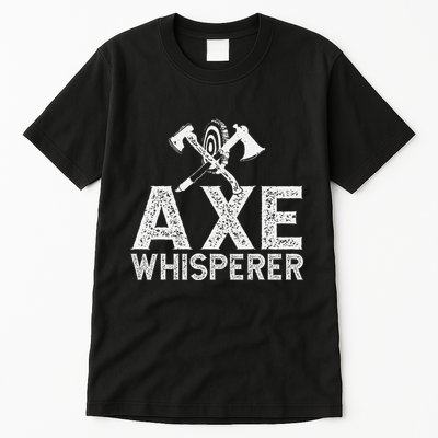 Axe Throwing Axe Whisperer Tall T-Shirt