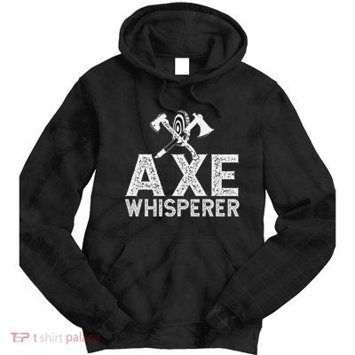 Axe Throwing Axe Whisperer Tie Dye Hoodie