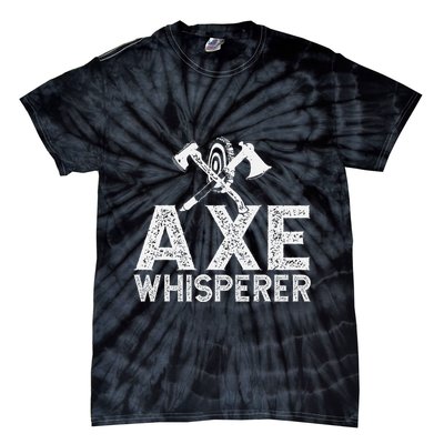 Axe Throwing Axe Whisperer Tie-Dye T-Shirt