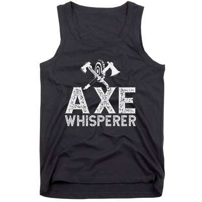 Axe Throwing Axe Whisperer Tank Top