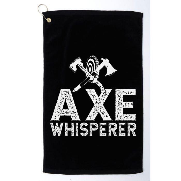 Axe Throwing Axe Whisperer Golf Towel