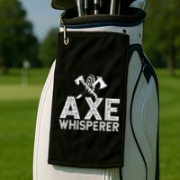 Axe Throwing Axe Whisperer Golf Towel