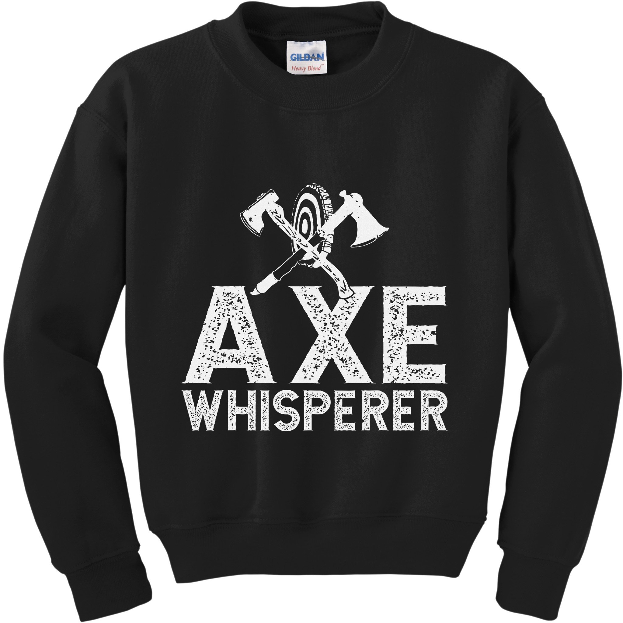 Axe Throwing Axe Whisperer Kids Sweatshirt