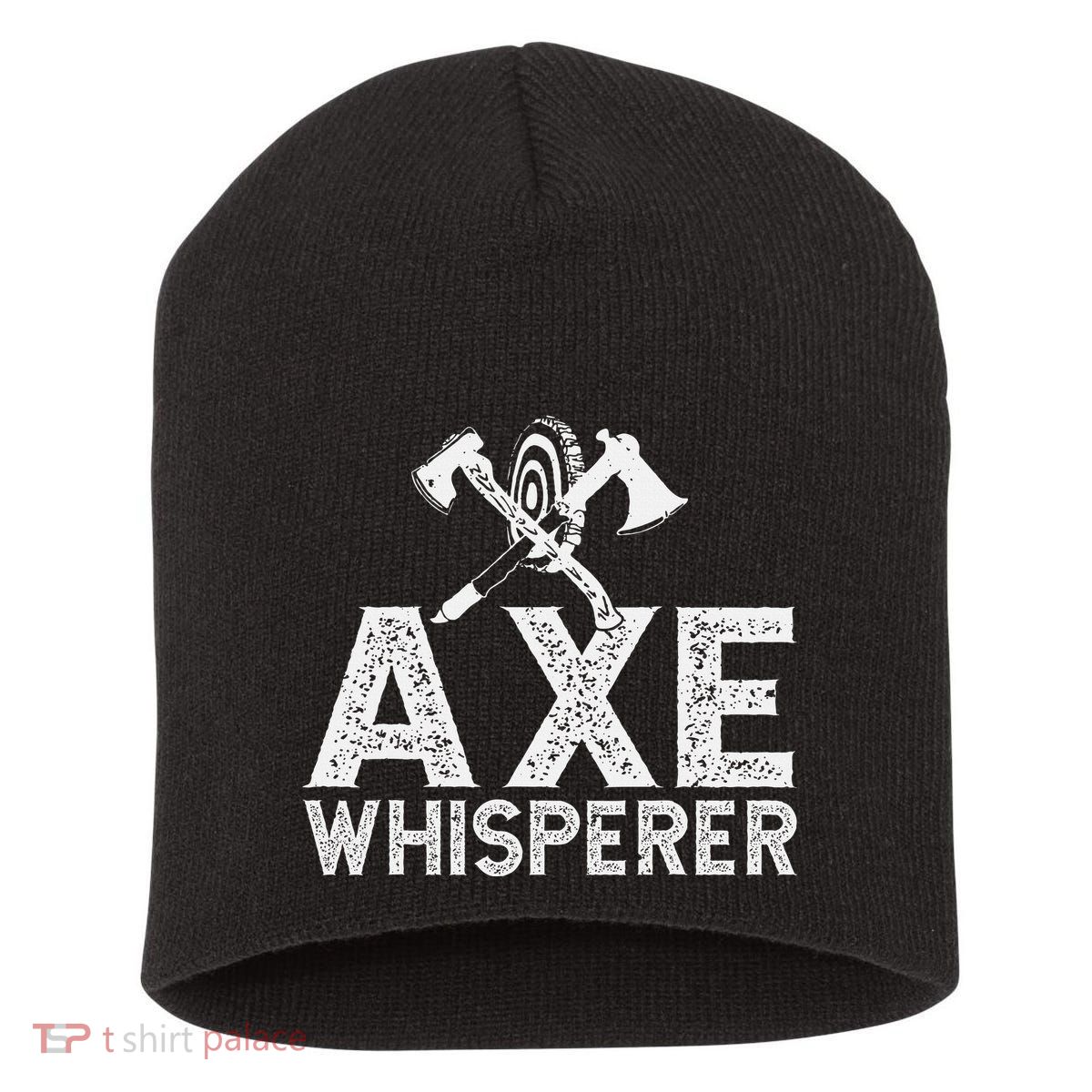 Axe Throwing Axe Whisperer Short Acrylic Beanie