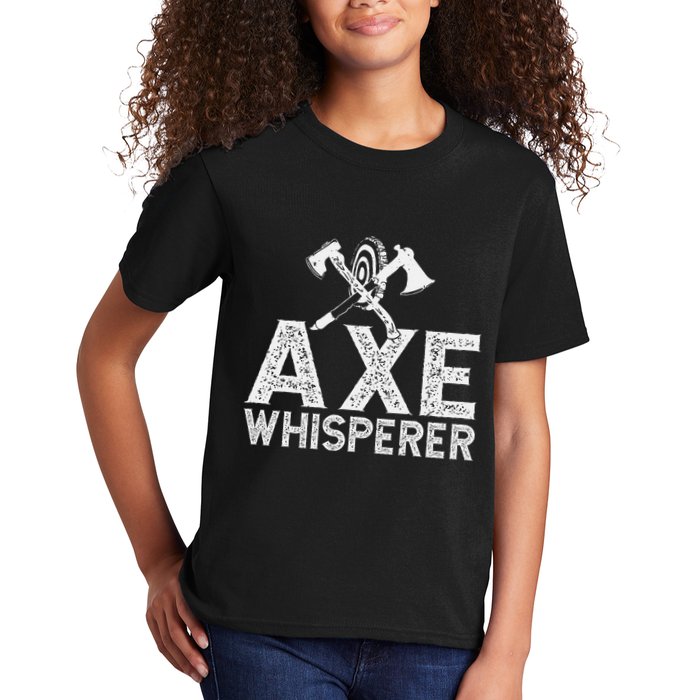Axe Throwing Axe Whisperer Kids T-Shirt