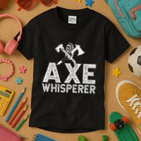 Axe Throwing Axe Whisperer Kids T-Shirt