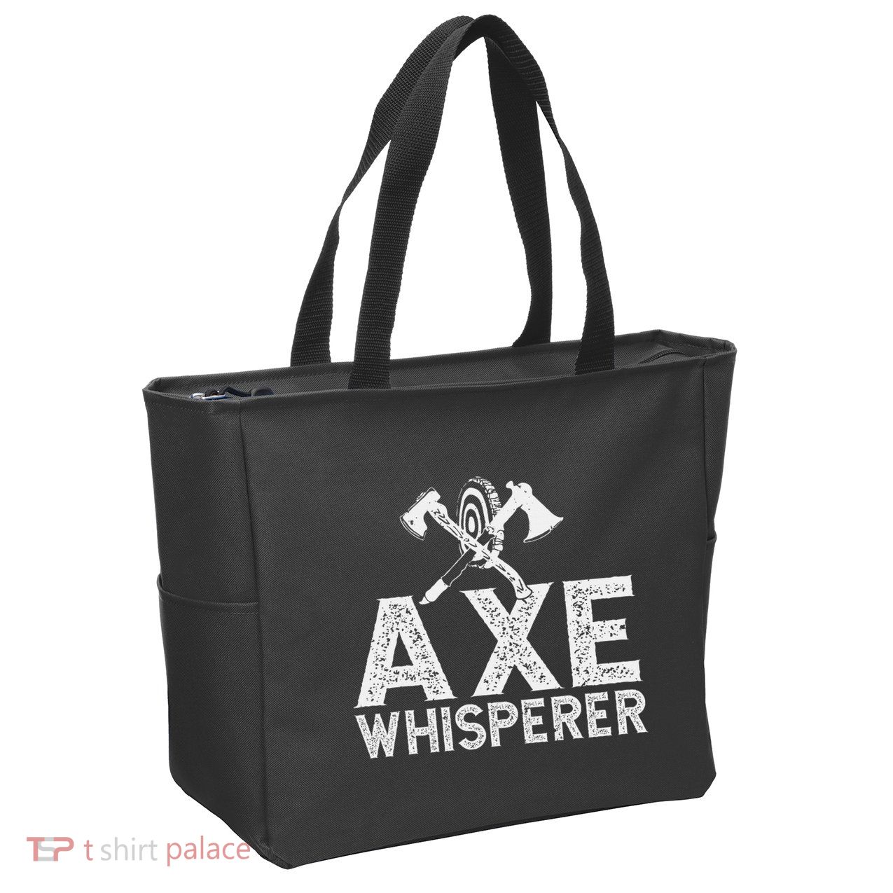 Axe Throwing Axe Whisperer Zip Tote Bag