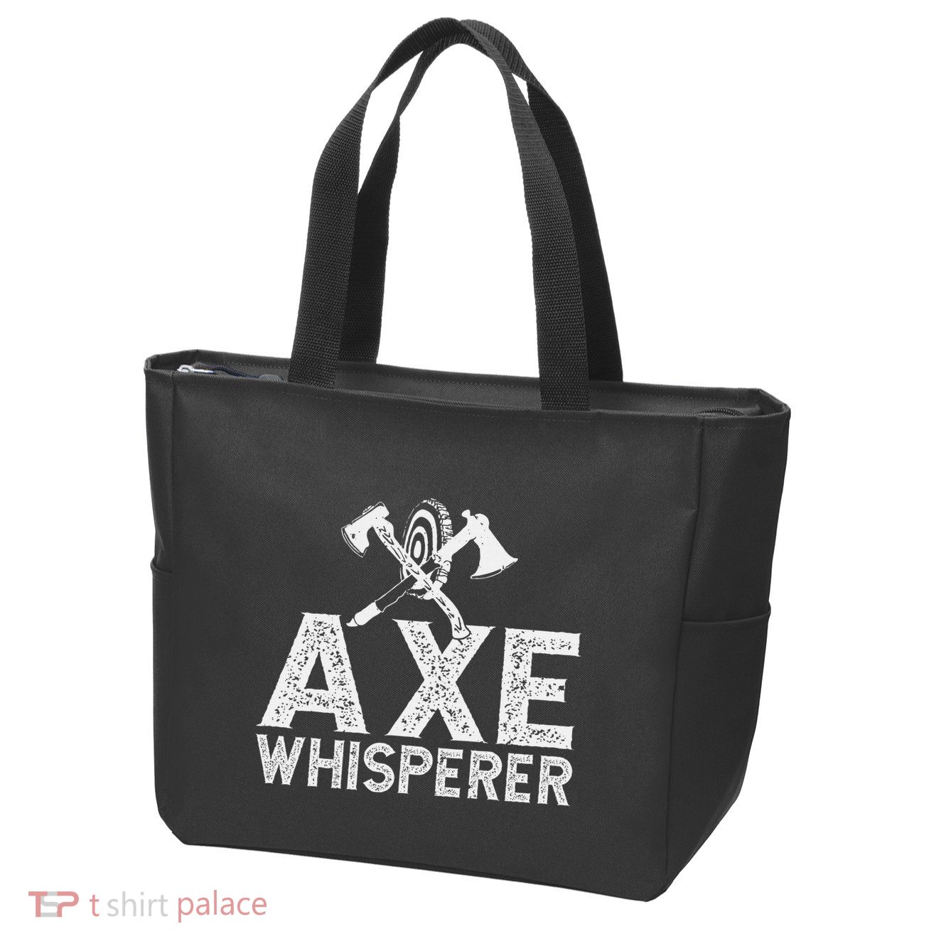 Axe Throwing Axe Whisperer Zip Tote Bag