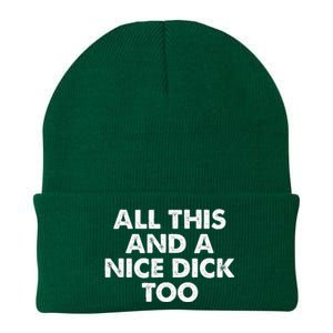 All This And A Nice Dick Too Apparel Knit Cap Winter Beanie