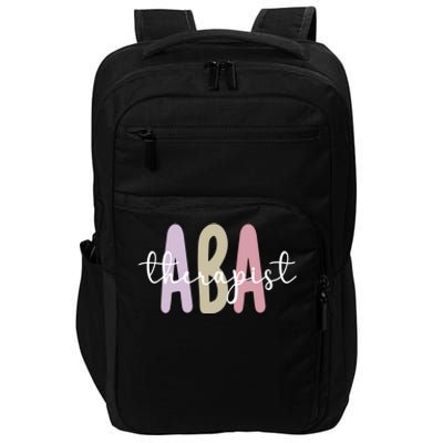 Aba Therapist Appreciation Applied Behavior Analysis Cute Gift Impact Tech Backpack