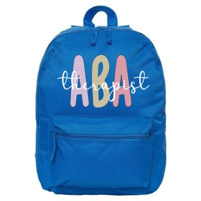 Aba Therapist Appreciation Applied Behavior Analysis Cute Gift 16 in Basic Backpack