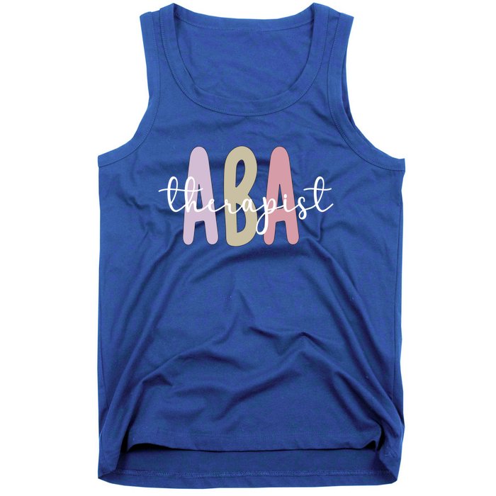 Aba Therapist Appreciation Applied Behavior Analysis Cute Gift Tank Top