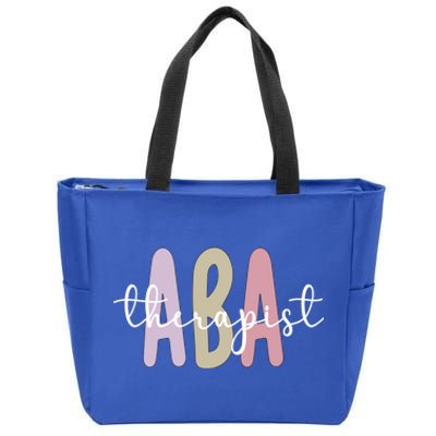 Aba Therapist Appreciation Applied Behavior Analysis Cute Gift Zip Tote Bag