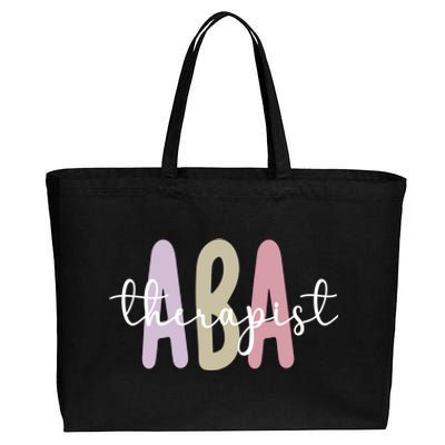 Aba Therapist Appreciation Applied Behavior Analysis Cute Gift Cotton Canvas Jumbo Tote