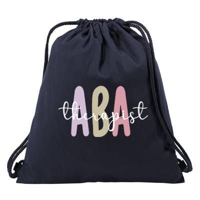 Aba Therapist Appreciation Applied Behavior Analysis Cute Gift Drawstring Bag