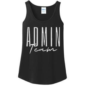 Admin Team Assistant Admin Squad Administrative Assistant Ladies Essential Tank