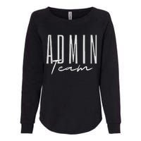 Admin Team Assistant Admin Squad Administrative Assistant Womens California Wash Sweatshirt