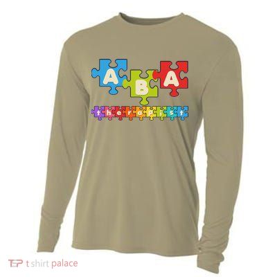 Aba Therapist Applied Behavior Analysis Behavior Specialist Cooling Performance Long Sleeve Crew
