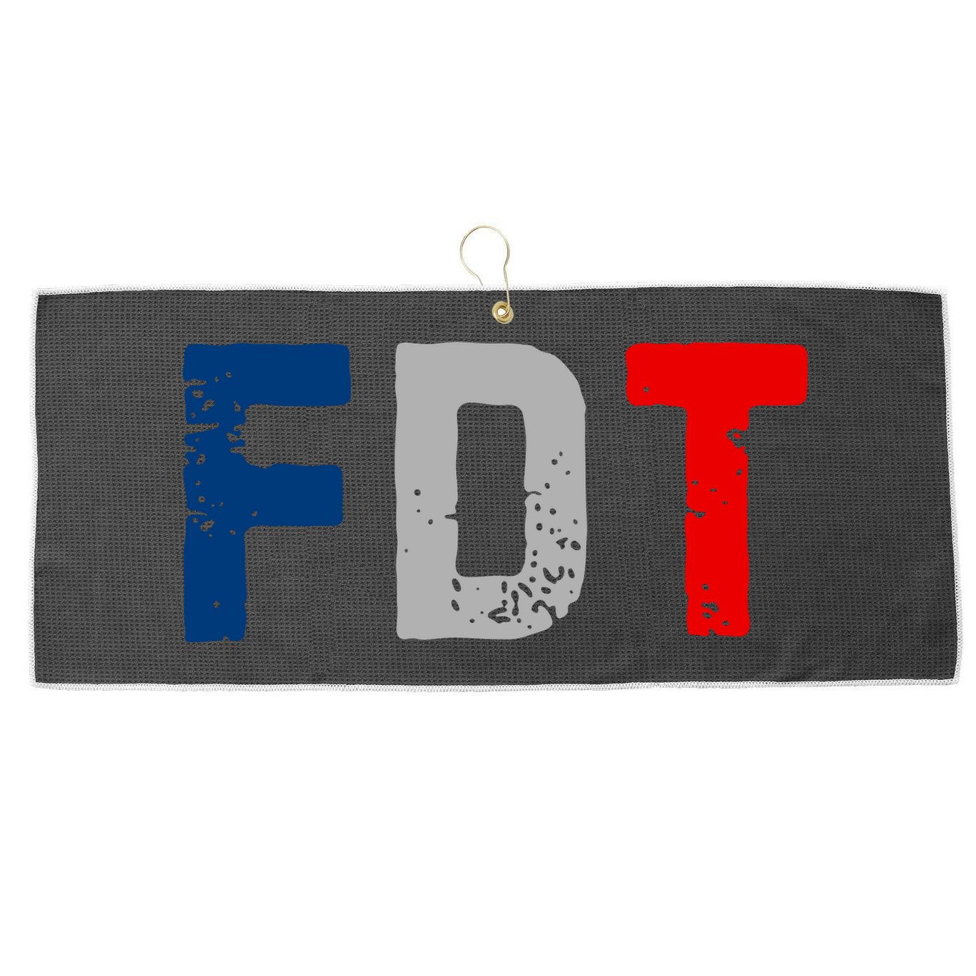 Anti Trump Large Microfiber Waffle Golf Towel