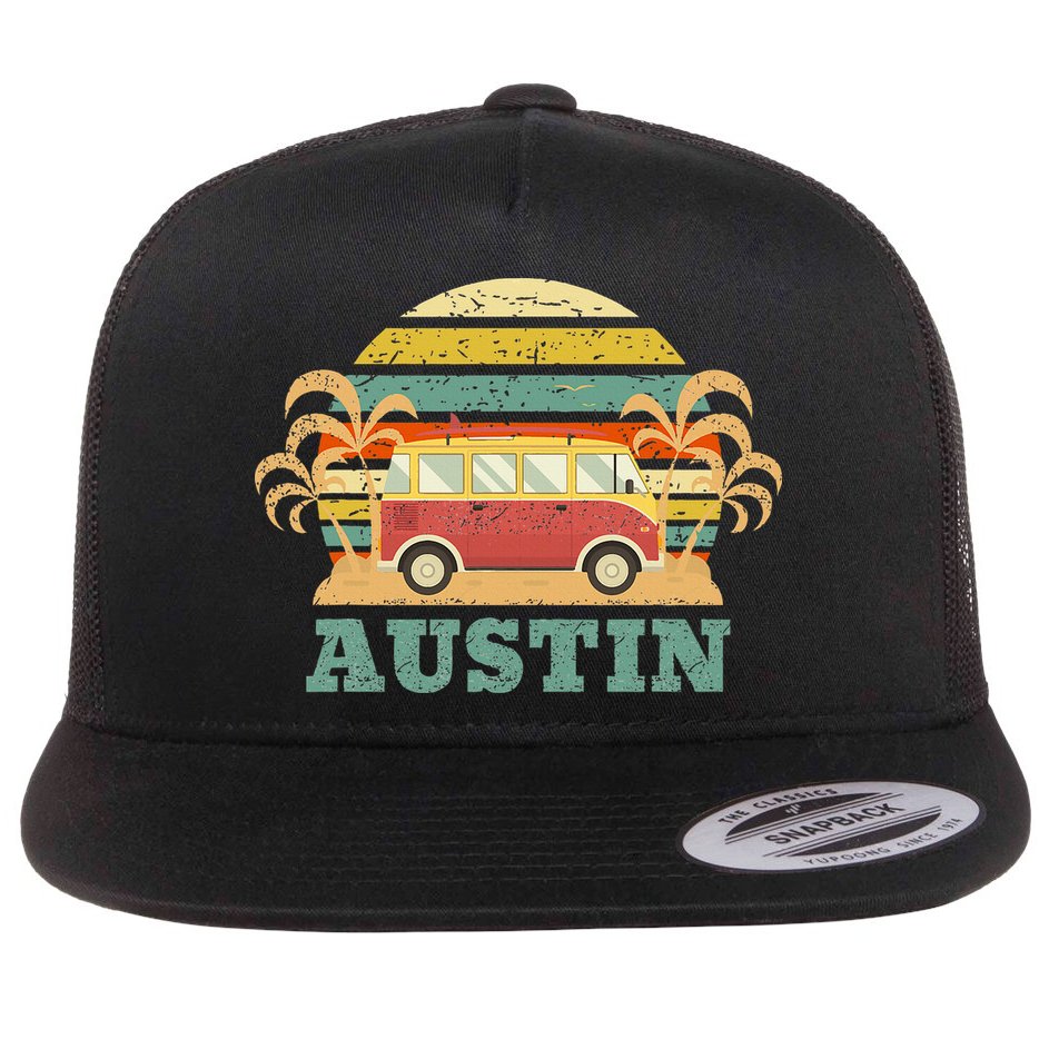 Austin Texas Flat Bill Trucker Hat