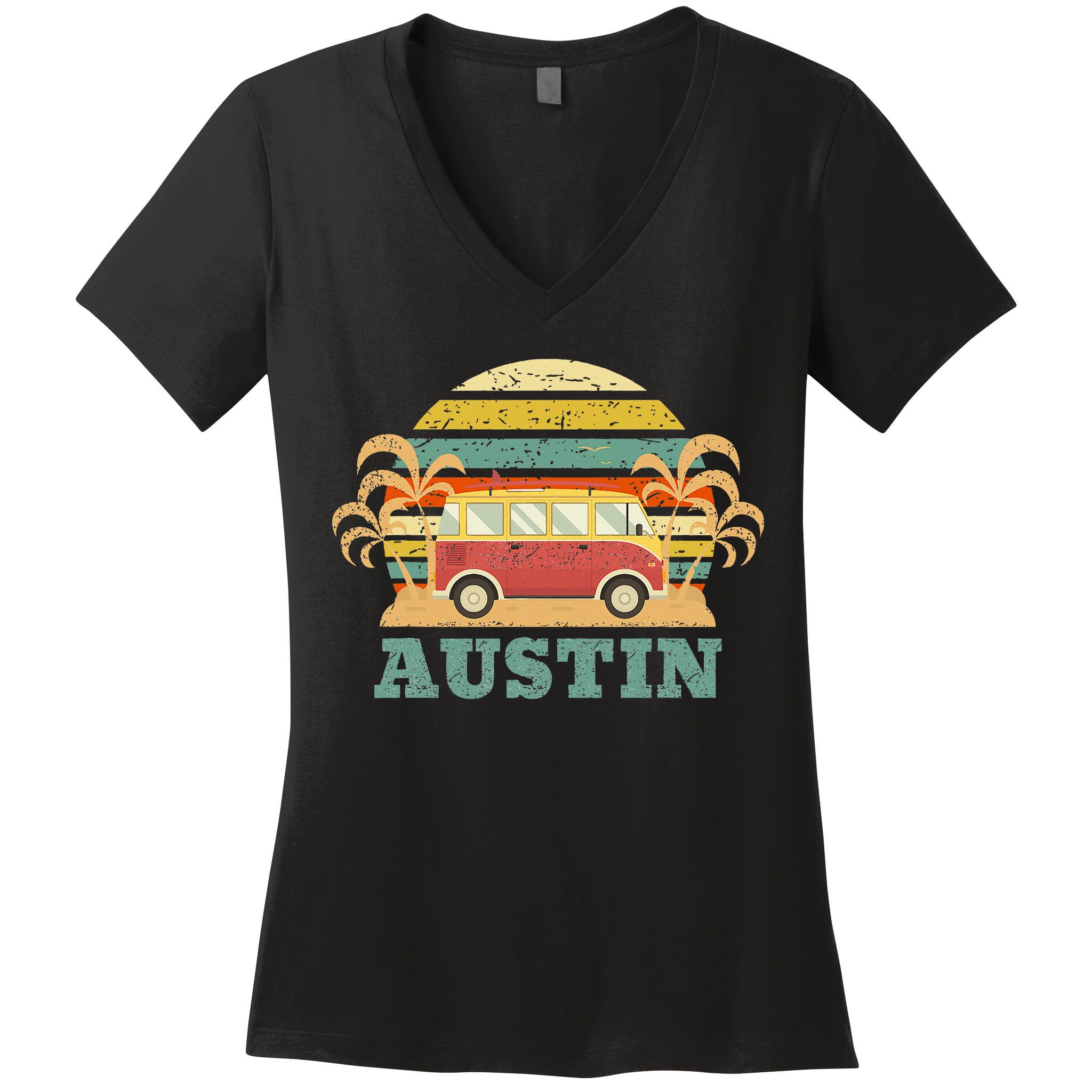 Austin Texas Women's V-Neck T-Shirt