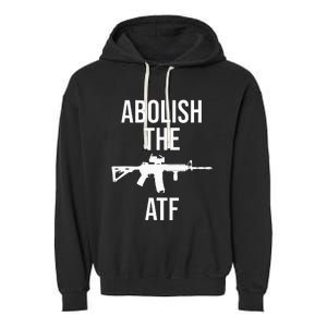 Abolish The Atf Pro Gun Garment-Dyed Fleece Hoodie