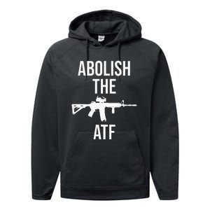 Abolish The Atf Pro Gun Performance Fleece Hoodie